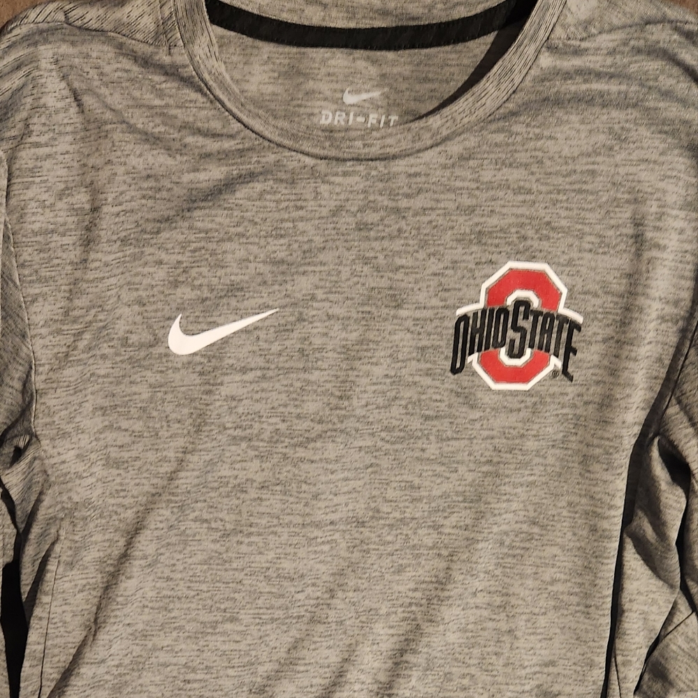 Nike Ohio State Gray Long Sleeve Shirt